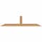 Ekena Millwork Portland Smooth Timber Gable Bracket, Western Red Cedar, 60"W x 15"H x 1 1/2"D x 3 1/2"F, 6/12 Pitch GBW060X15X0204POR00SWR - alternate 1